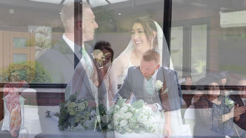 Grace and Ryan, Calderfields Golf Club